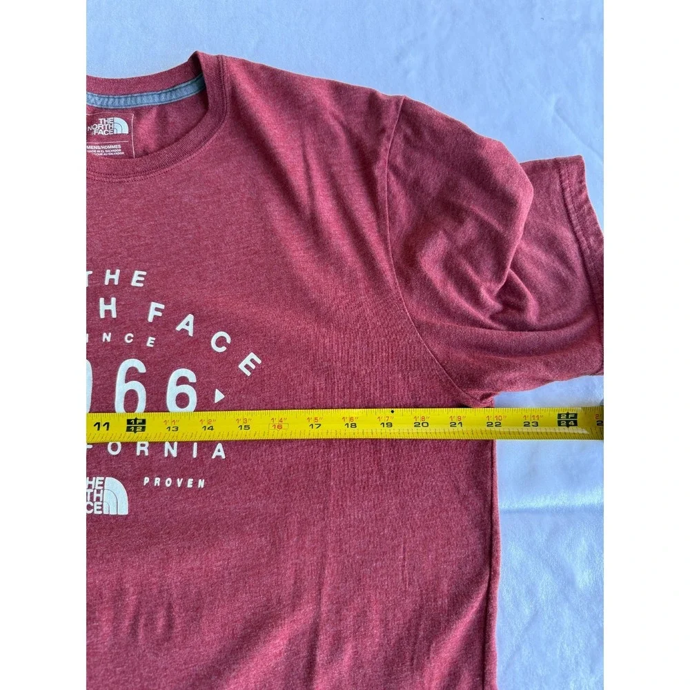 The North Face Shirt Heather Red‎ Mens L 1966 California Gorpcore Short Sleeve